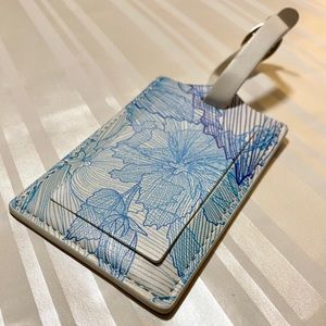 Vagabond Goods Floral Luggage Tag